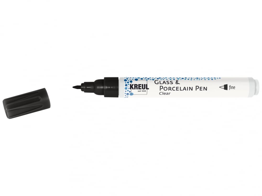 Marker pentru sticla si portelan, varf fin Clear Fine