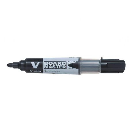 Marker pentru tabla Pilot Vboard Master 2.3 mm varf rotund Marker pentru tabla Pilot Vboard Master varf rotund 2.3 mm negru