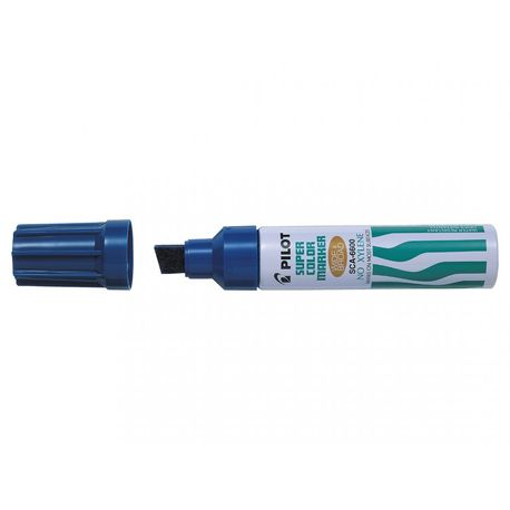 Marker permanent Pilot Jumbo 12.5 mm varf tesit Marker permanent Pilot Jumbo varf tesit 12.5 mm albastru