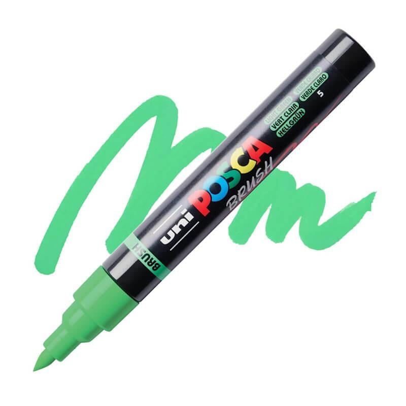 Marker Posca cu varf tip pensula PC-5BR 1-4mm,16 culori