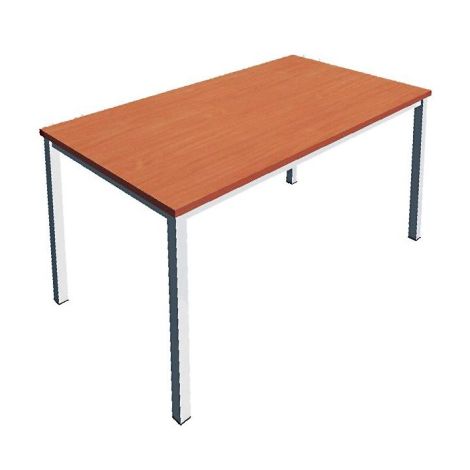 Masa cu picioare metalice, blat 140 x 80 cm, inaltime 76 cm - poza 1