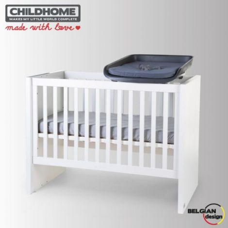 Masa de infasat pentru patut Childhome Evolux, 83x60 cm, Antracit - poza 3