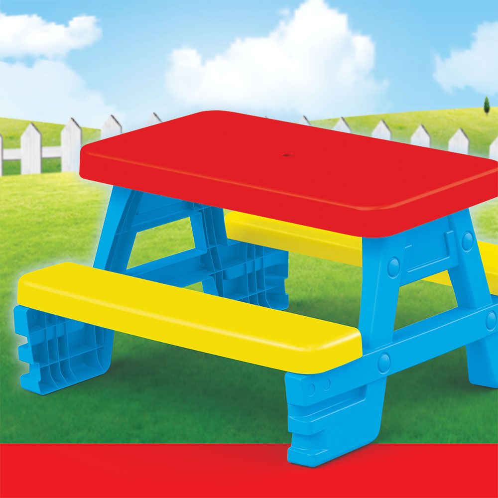 Masa de picnic pentru patru persoane Dolu - poza 3