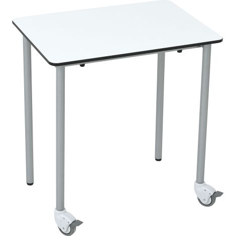 Masa dreptunghilara Easymove alba, marime 6, 76 cm inaltime