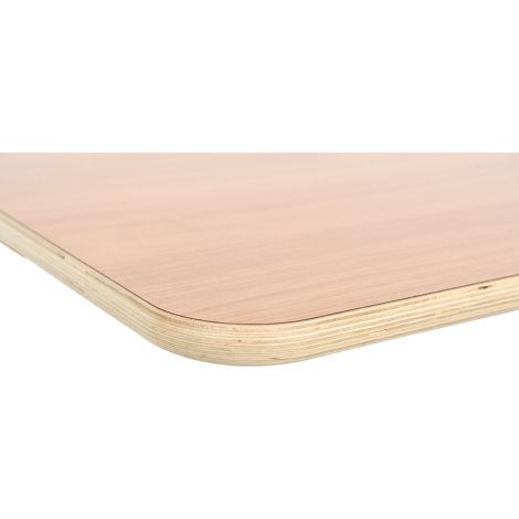 Masa dreptunghiulara Flexi 120x60 cm, cu blat gros, ajustabila mas 0-3, gradinita - poza 2