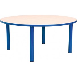 Masa gradinita -Bambino - Rotunda - Cant colorat - marimea 0 - Albastru