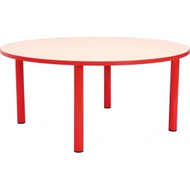 Masa gradinita -Bambino - Rotunda - Cant colorat - marimea 0 - Rosu - poza 1