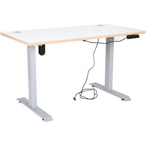 Masa HPL pentru laborator scolar, reglabila automat pe inaltime in intervalul 70-117 cm, pentru 2 elevi - poza 1