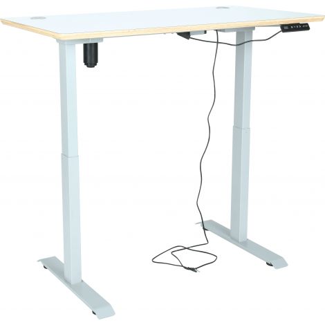 Masa HPL pentru laborator scolar, reglabila automat pe inaltime in intervalul 70-117 cm, pentru 2 elevi - poza 3
