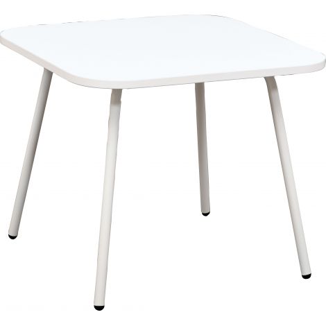 Masa mica alba 40x40x50 side pentru sala de relaxare, asteptare, gradinita si scoala - poza 1