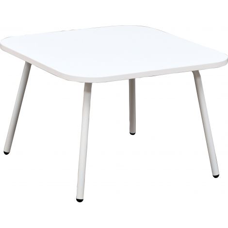 Masa mica alba 60x60x40 mini pentru sala de relaxare, asteptare, gradinita si scoala - poza 1