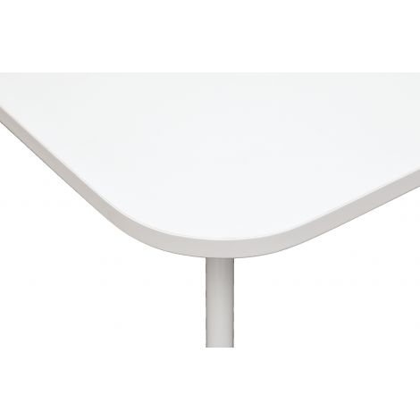 Masa mica alba 60x60x50 high pentru sala de relaxare, asteptare, gradinita si scoala - poza 3