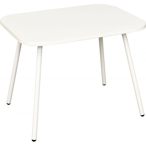 Masa mica alba 65x50x50 low pentru sala de relaxare, asteptare, gradinita si scoala - poza 1