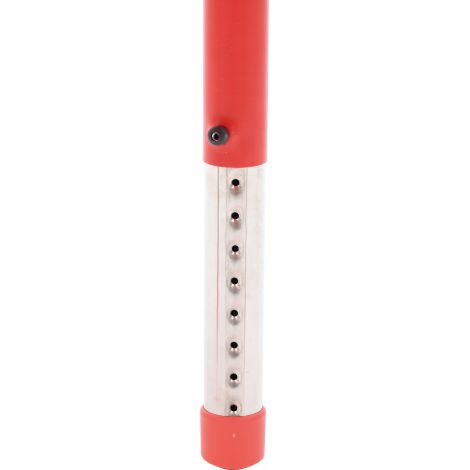 Masa patrata reglabila din plastic pentru gradinita, 40-60 cm, rosu - poza 2