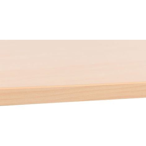 Masa rotunda, diam 100 cm, inaltime 76 cm, culoare artar, scoala, sala asteptare - poza 3
