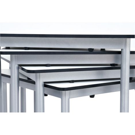 Masa triunghiulara Easymove alba, marime 6, 76 cm inaltime - poza 5
