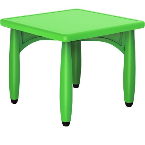 Masa verde patrata din plastic masura 2 pentru gradinita - poza 1