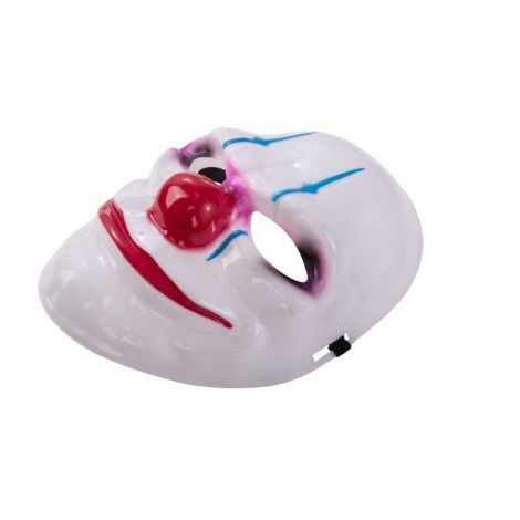 Masca clown horror plastic Carnival Toys CT00784 - poza 3