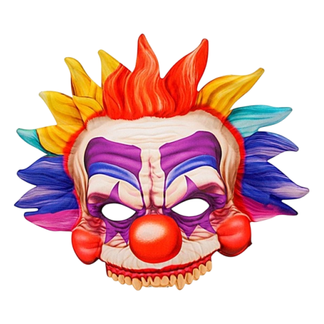 Masca clown ticnit - poza 1