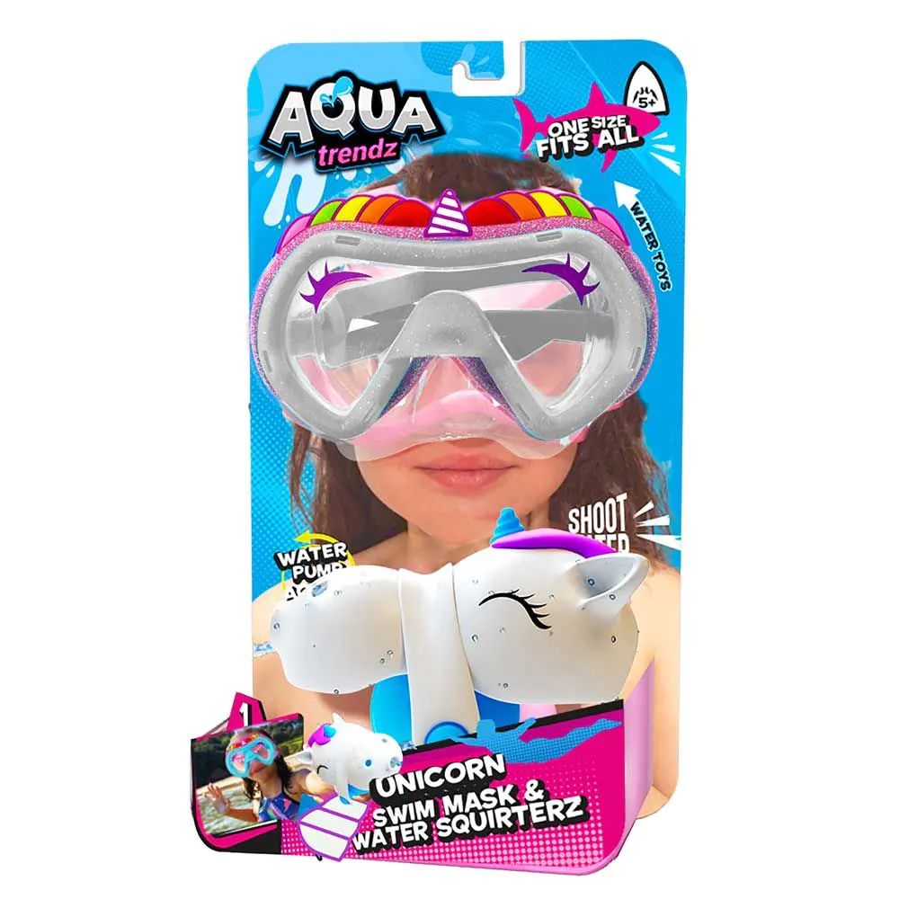 Masca de inot si arma de apa Aqua Trendz Unicorn - poza 3