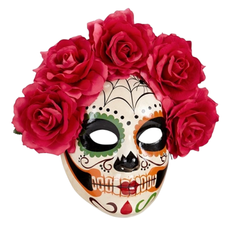 Masca dia de los muertos roz - poza 1