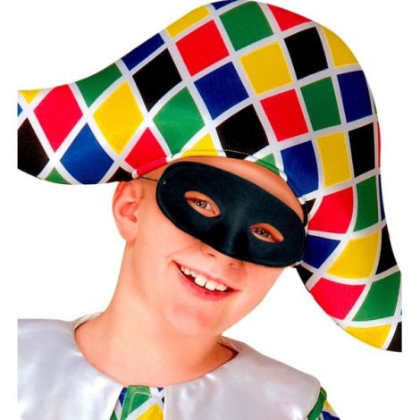 Masca domino copil neagra - poza 3