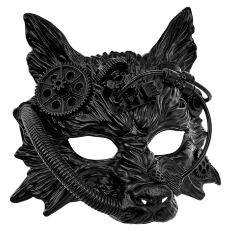 Masca lup steampunk - poza 1