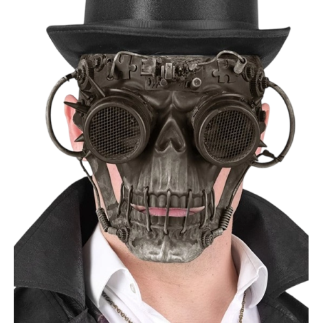 Masca schelet steampunk - poza 2