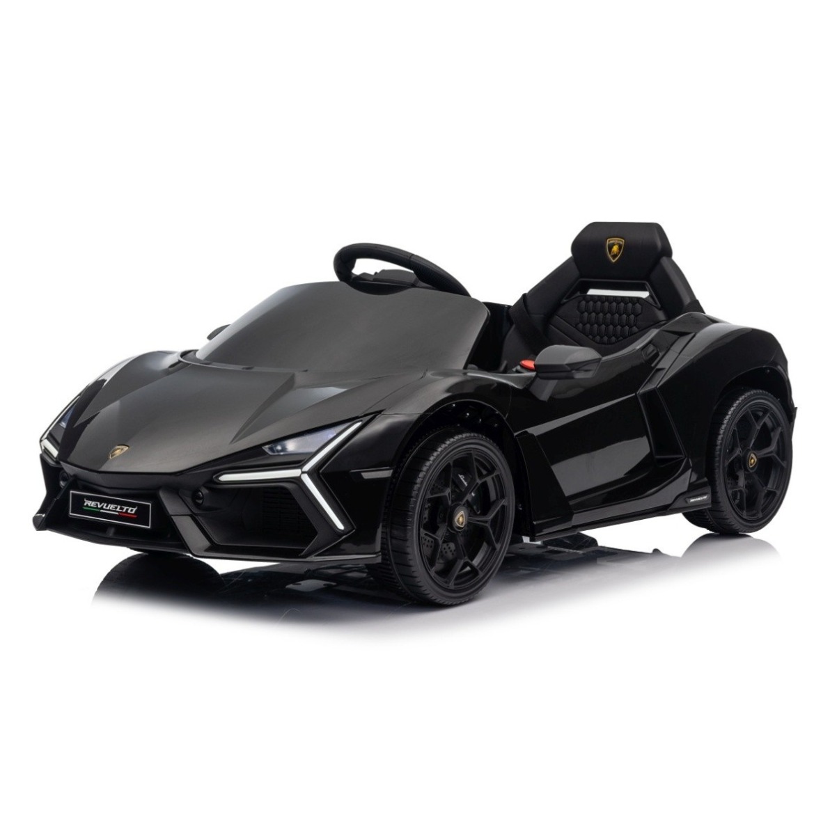 Masina cu acumulatori Lamborghini 12V Neagra QLS-8603 - poza 1