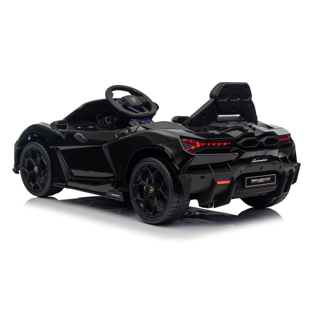 Masina cu acumulatori Lamborghini 12V Neagra QLS-8603 - poza 4