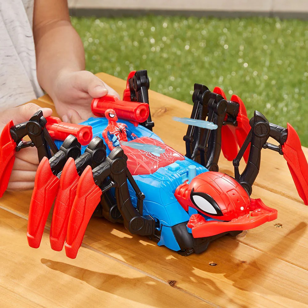 Masina cu figurina Hasbro Spiderman Crawl and Blast Spider - poza 5