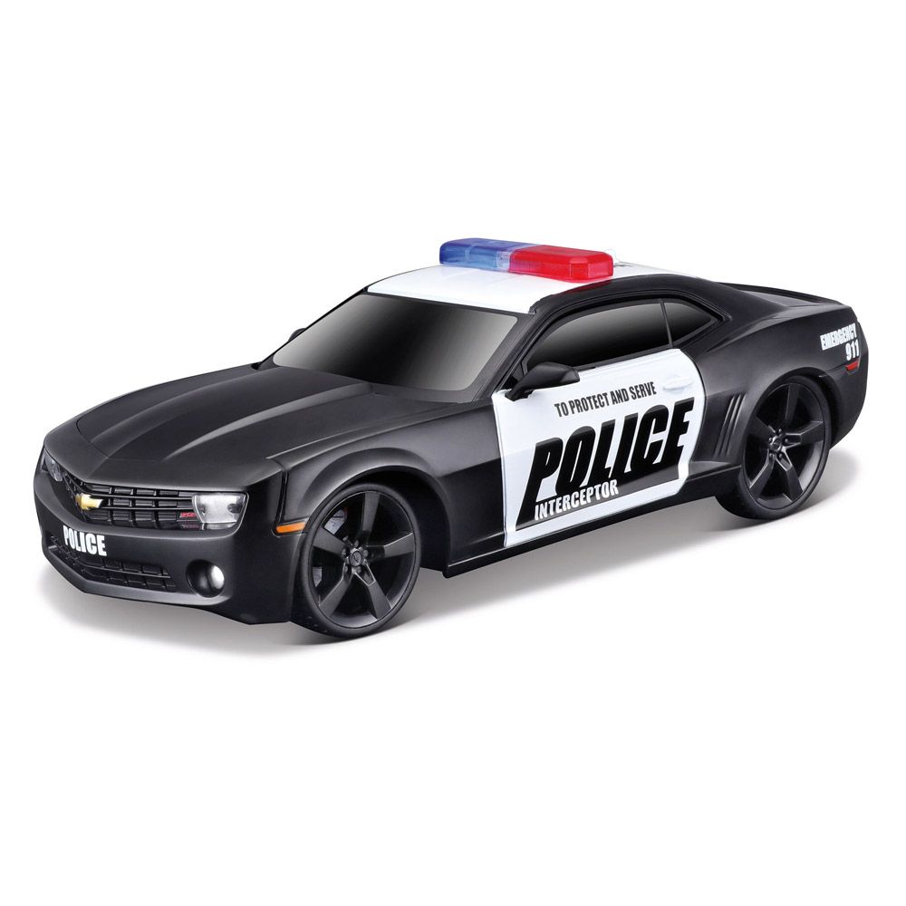 Masina cu sunete si lumini Maisto Motosounds Chevrolet Camaro SS Police 1:24 - poza 1