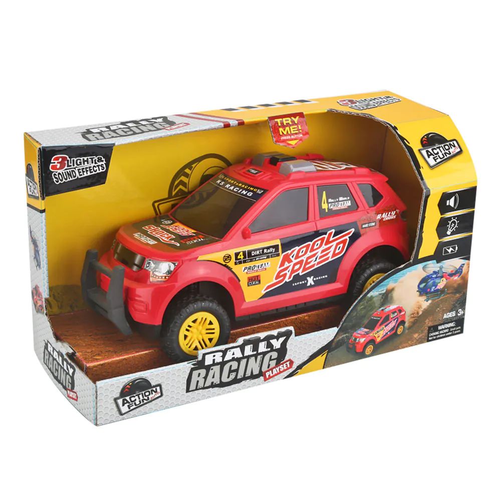 Masina cu sunete si lumini Rally Racing Action Fun - poza 2