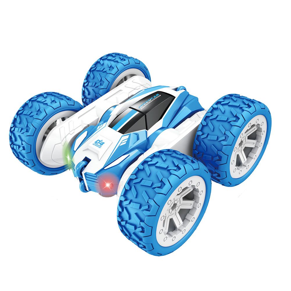Masina cu telecomanda de cascadorii cu 2 fete Double Car Stunt - poza 1