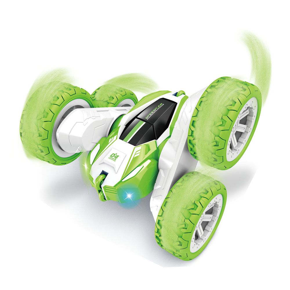 Masina cu telecomanda de cascadorii cu 2 fete Double Car Stunt - poza 2