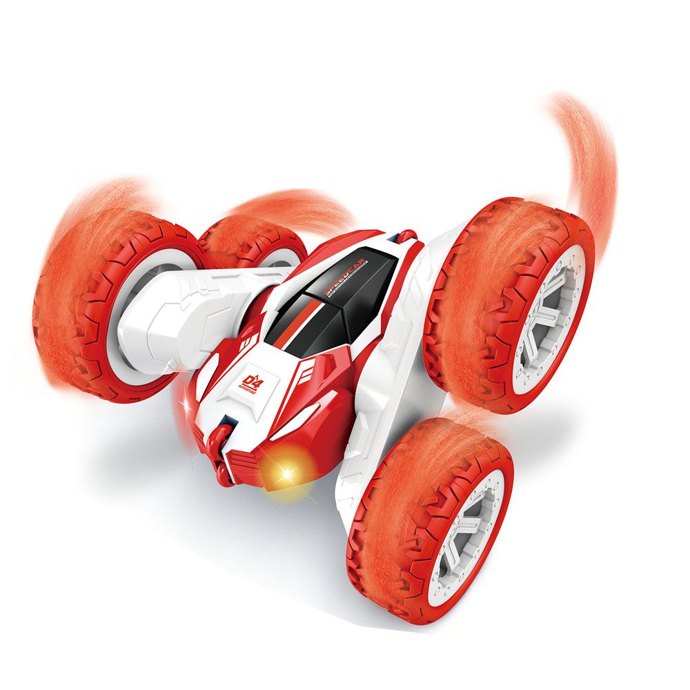 Masina cu telecomanda de cascadorii cu 2 fete Double Car Stunt - poza 3