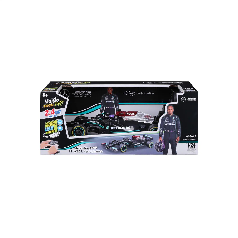 Masina cu telecomanda Maisto Premium-F1 Mercedes-AMG w12 E Performance 1:24 - poza 2