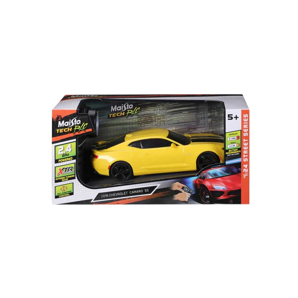 Masina cu telecomanda Maisto Tech Chevrolet Camaro SS 1:24 Galbena - poza 2