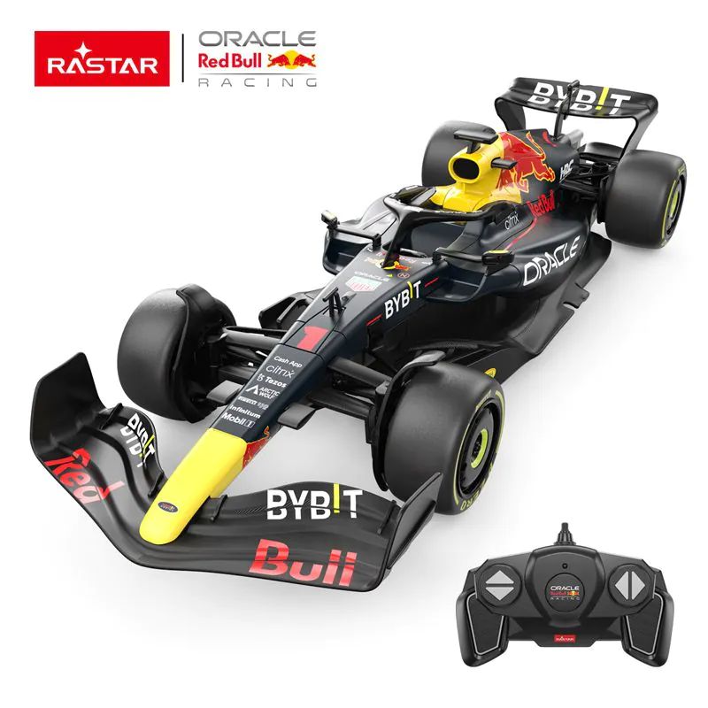 Masina cu telecomanda Rastar F1 Oracle Red Bull Racing RB18 Max Verstapen 1:18 - poza 2