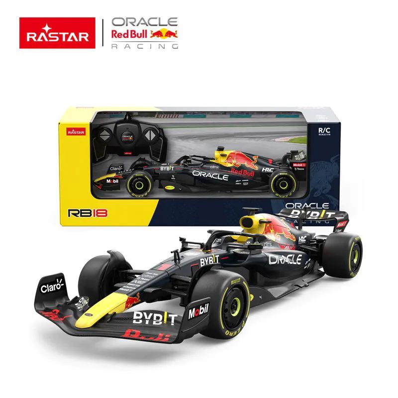 Masina cu telecomanda Rastar F1 Oracle Red Bull Racing RB18 Max Verstapen 1:18 - poza 3