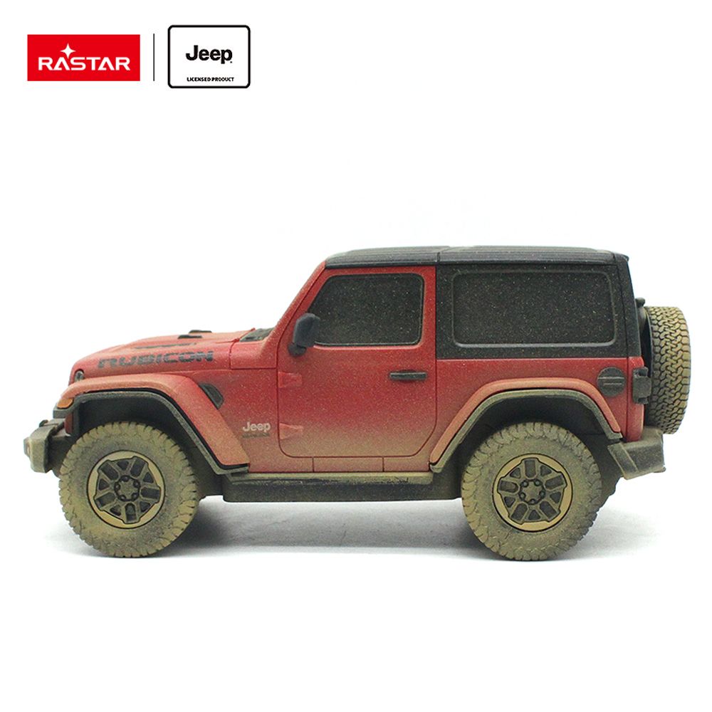 Masina cu telecomanda Rastar SUV Jeep Wrangler Rubicon Muddy Edition 1:24 - poza 2