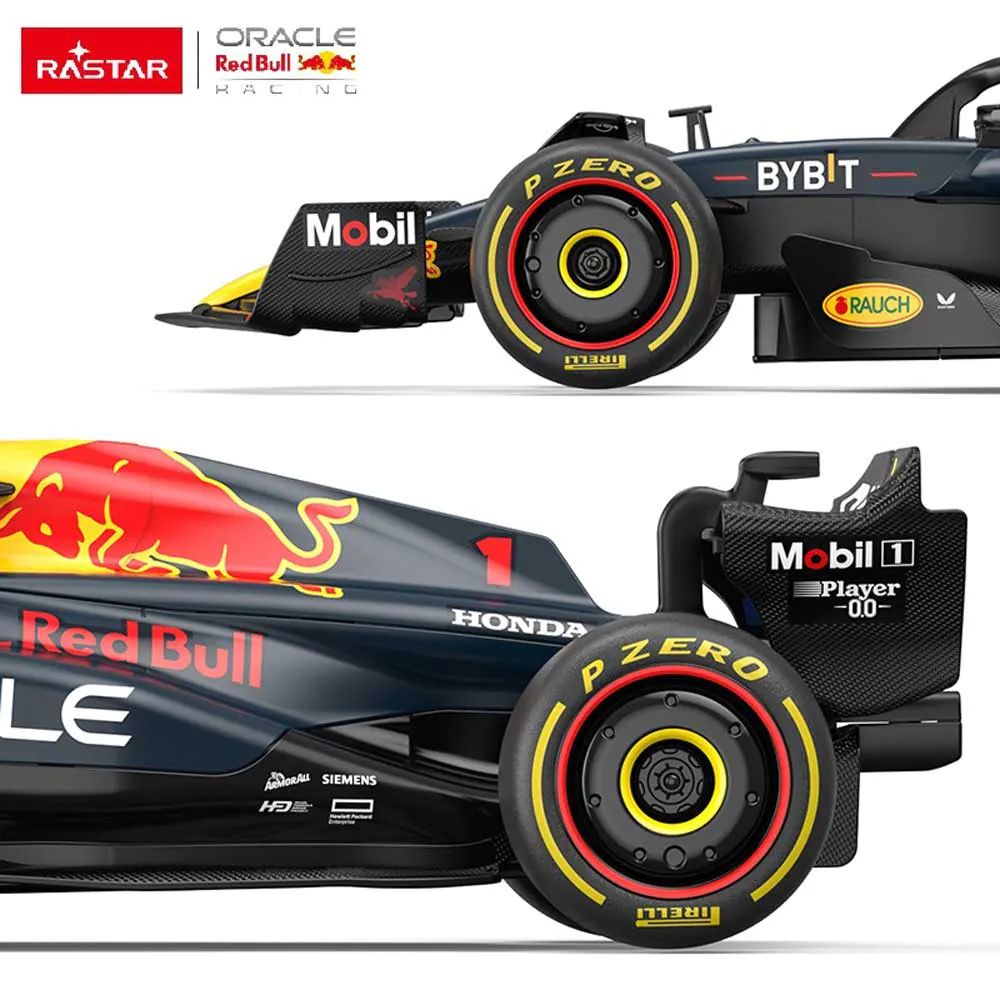 Masina de asamblat cu telecomanda Rastar Red Bull F1 RB19 1:16 - poza 5