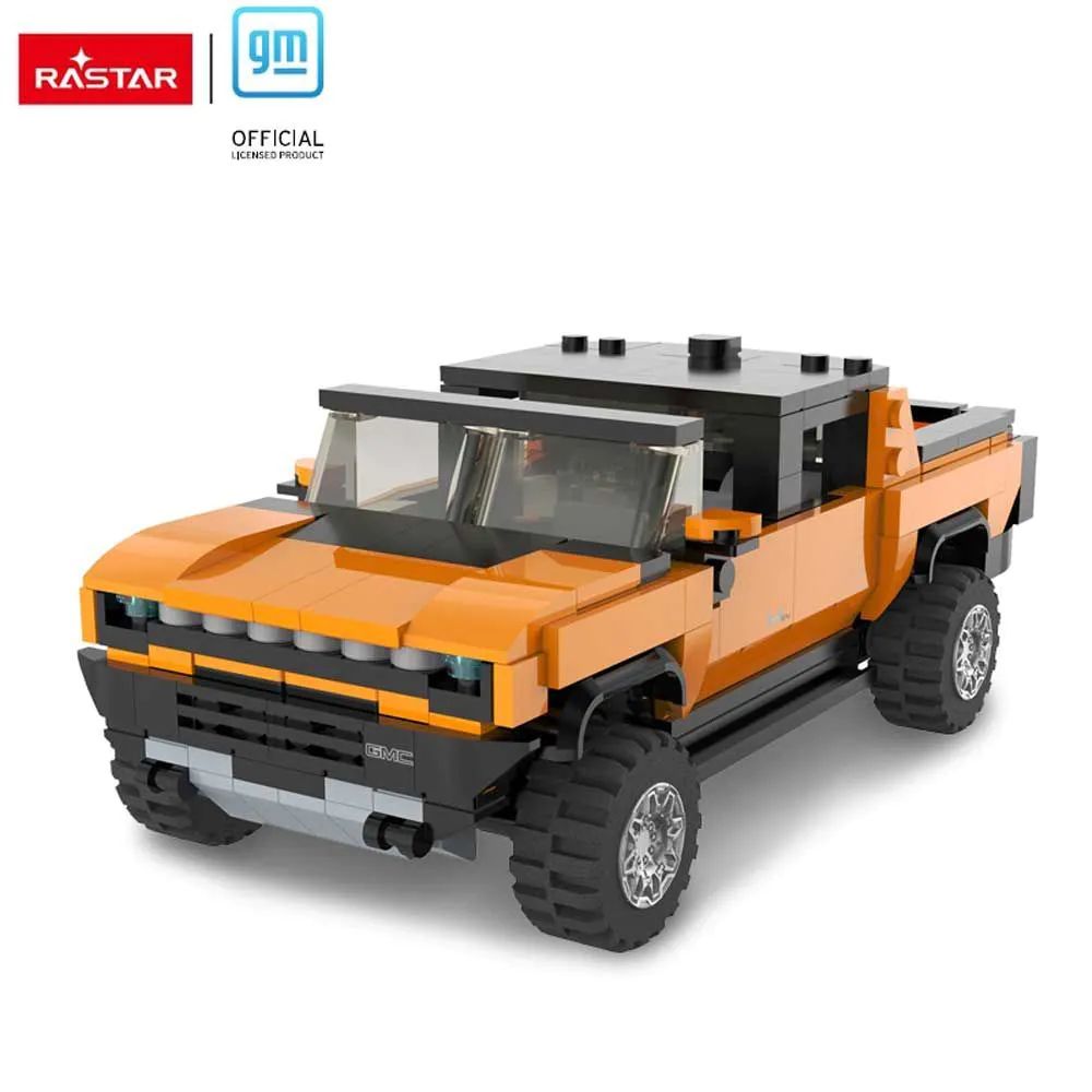Masina de construit Rastar Jeep Hummer EV 1:30 Orange