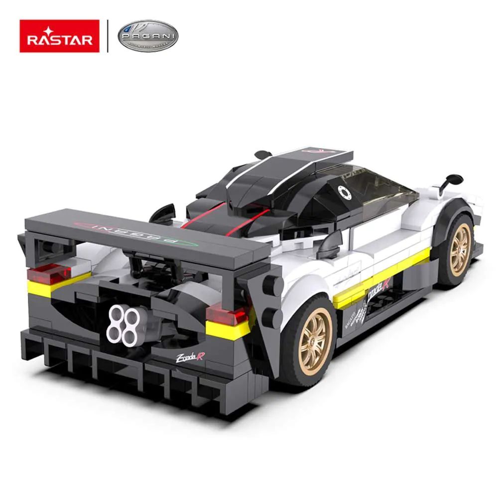 Masina de construit Rastar Pagani Zonda R 1:28 Alb - poza 4