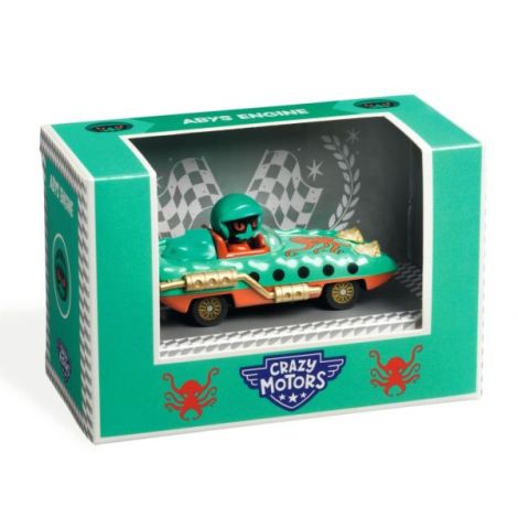 Masina de cursa Abys Engine Colectia Crazy Motors, Djeco - poza 1