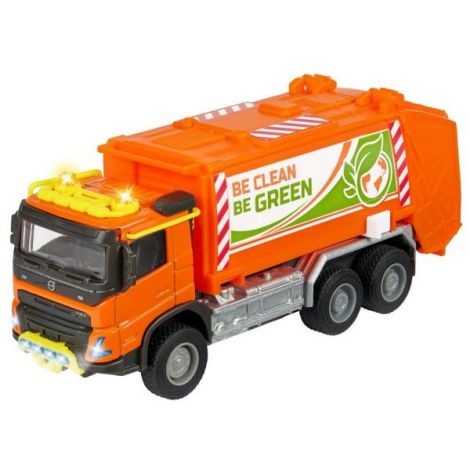 Masina de gunoi Majorette Volvo Garbge Collector cu tomberon - poza 2