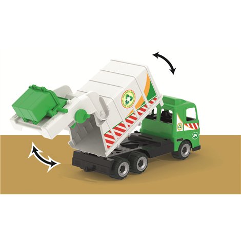 Masina de jucarie, colectare gunoi, deseuri reciclabile, 50 cm lungime - poza 4