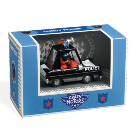Masina de politie, Colectia Crazy Motors, Djeco - poza 4