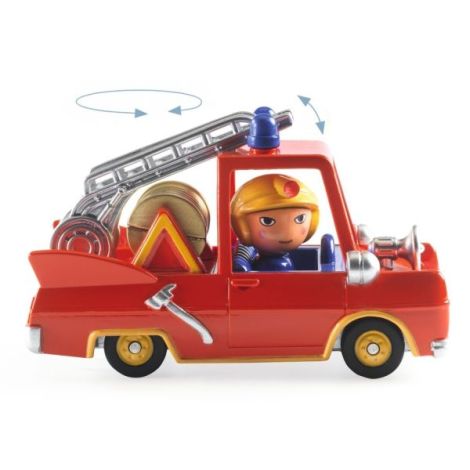 Masina de pompieri Colectia Crazy Motors, Djeco DJ05459 - poza 1