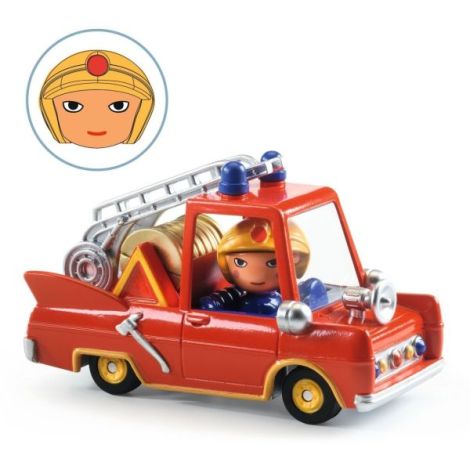 Masina de pompieri Colectia Crazy Motors, Djeco DJ05459 - poza 2